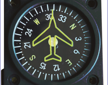 bussola aeronautica verticale strumentale